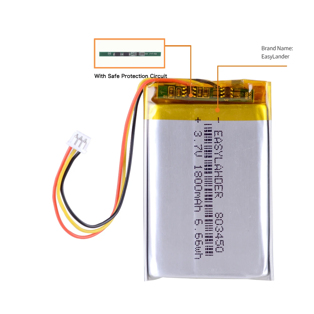 3.7V 1500mAh 1.25 3p litowo polimerowa litowo-jonowy bateria LiPo dla głośniki z Bluetooth bezprzewodowy zestaw słuchawkowy słuchawki Corsair Pro RPG