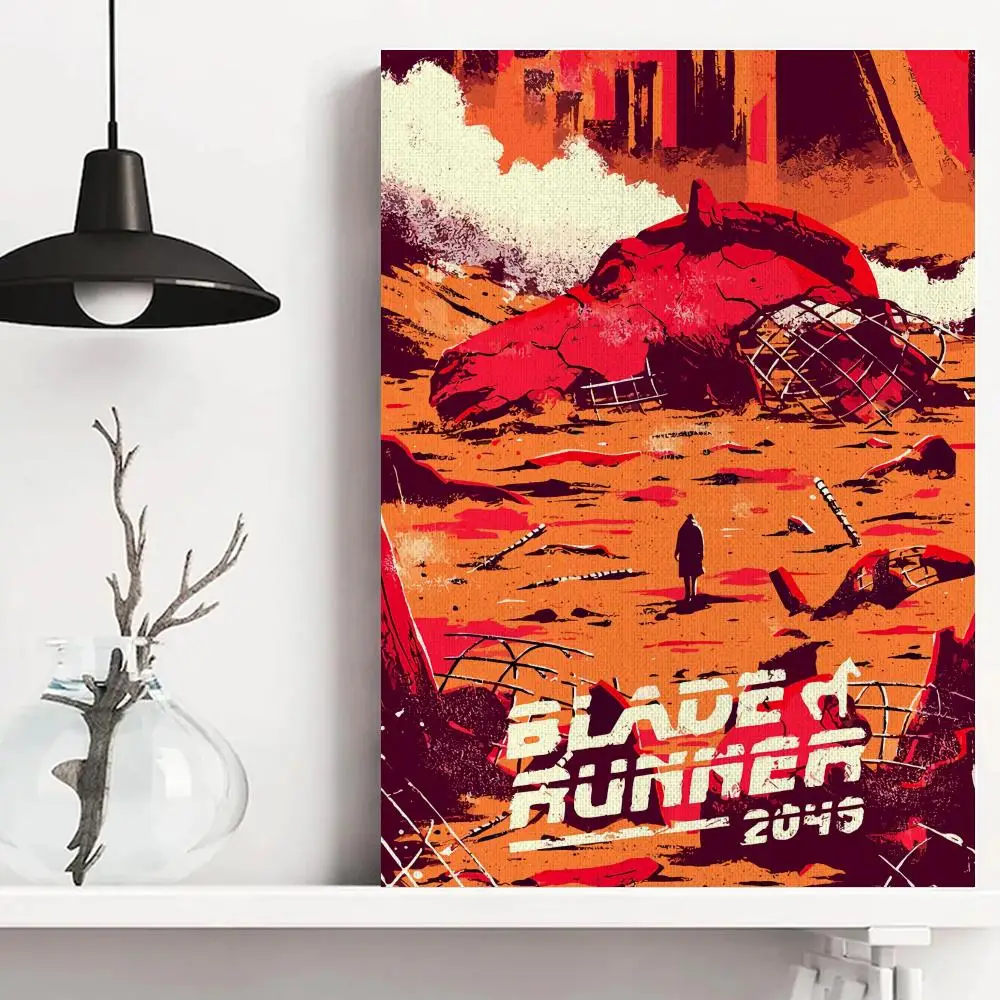 Blade Runner 2049 Classic Movie Painting Calligraphy Canvas Poster Wall Art interior Hallway Home