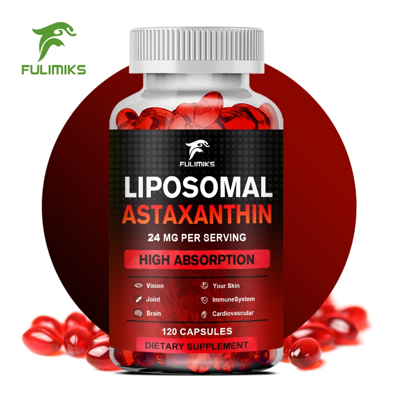 

Астаксантин 24 мг, натуральная антиоксидантная добавка для глаз, суставов, здоровья кожи, источника микроальгены | Поддерживает внутреннюю циркуляцию