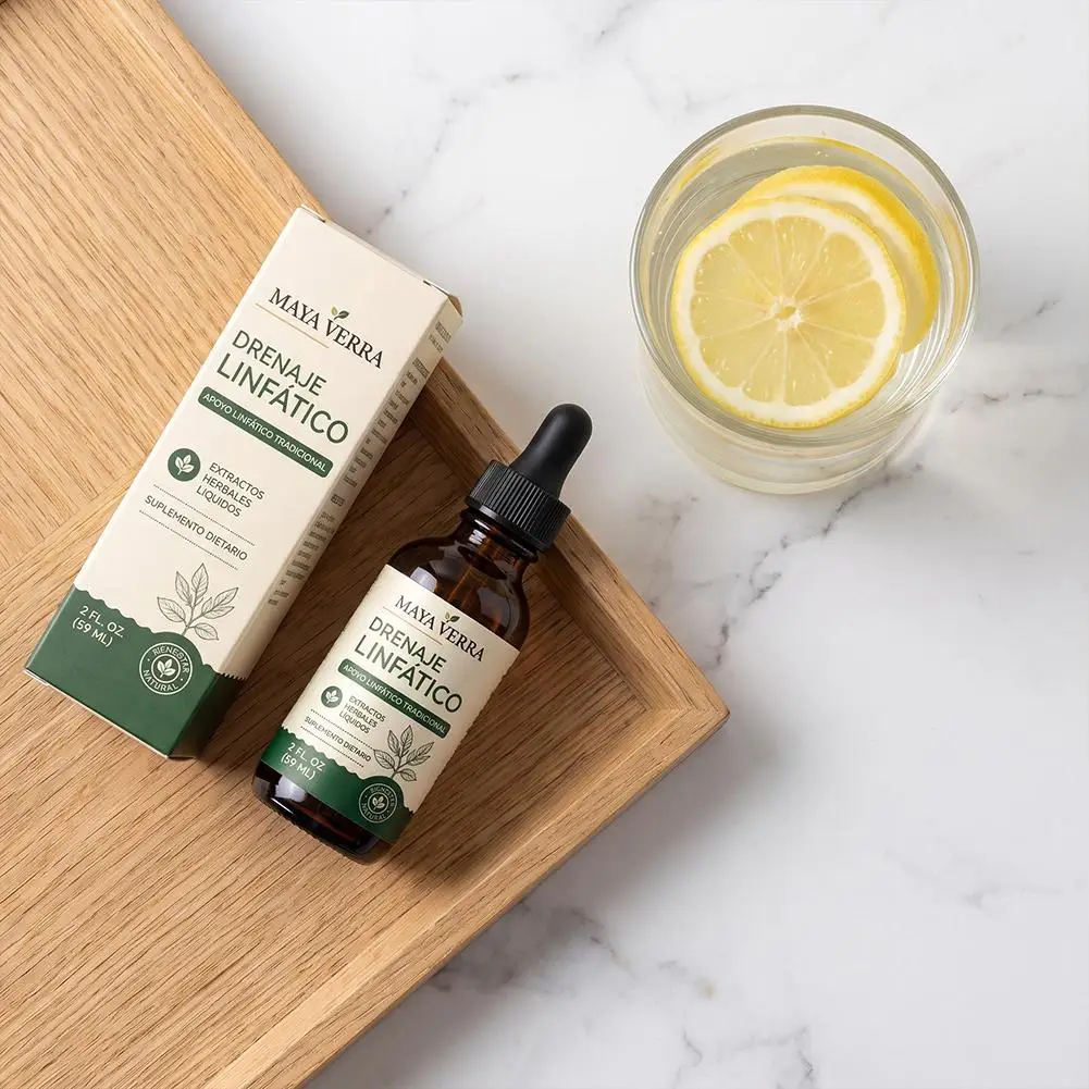 Maya Verra Plant-Based  Lymphatic Drainage Liquid Drops 59ml - Traditional Herbal Supplement for Fluid Balance & Natural Detox
