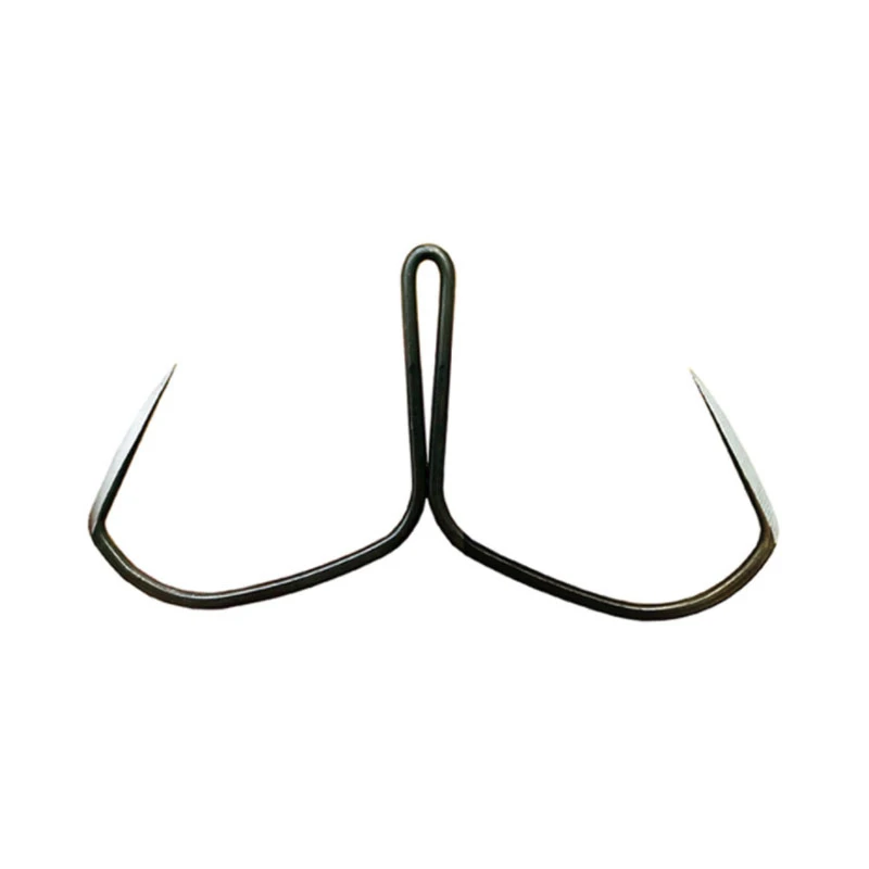 

Carbon Steel Duple Hooks Double Fishing Hooks Anzuelos De Pesca Mar Double Anchor Hooks Double Hook Deep Ocean Fishing Tackle