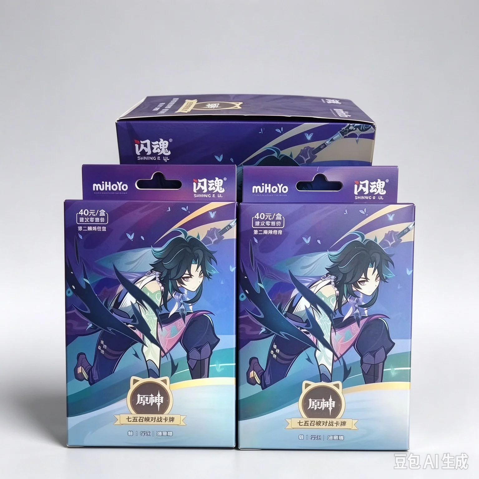Genshin TCG Simplified Chinese Vol.2 Pre-Deck Sealed | Official Shinhun | Xiao, Xingqiu & Diona Themed