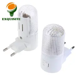 3 pces de poupança de energia 3w luz noturna plug-in led alimentação soquete lâmpada iluminação interior eua ue plug quarto lâmpada de cabeceira com interruptor