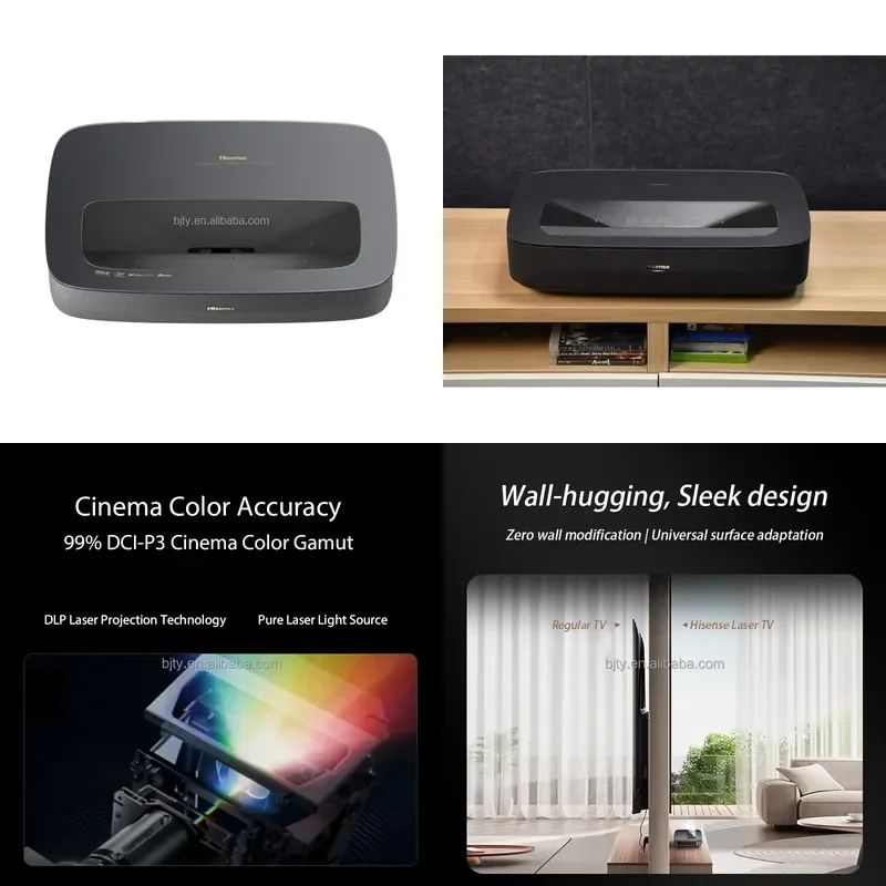 S1 100 Inch UST 4K TV Cinema Technology 380nit Android TV 3D Surround Sound