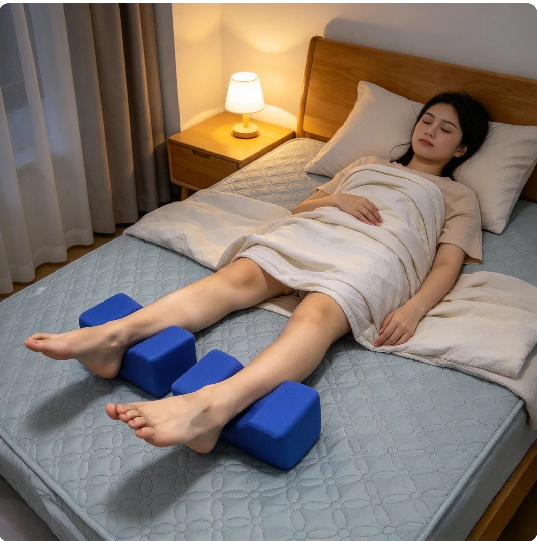 1 Pair Foot Elevator Support Pillow, Ankle Anti‑Bedsore Cushion Leg Rest Elevating Pad Support and Pillow for Surgery, Injury