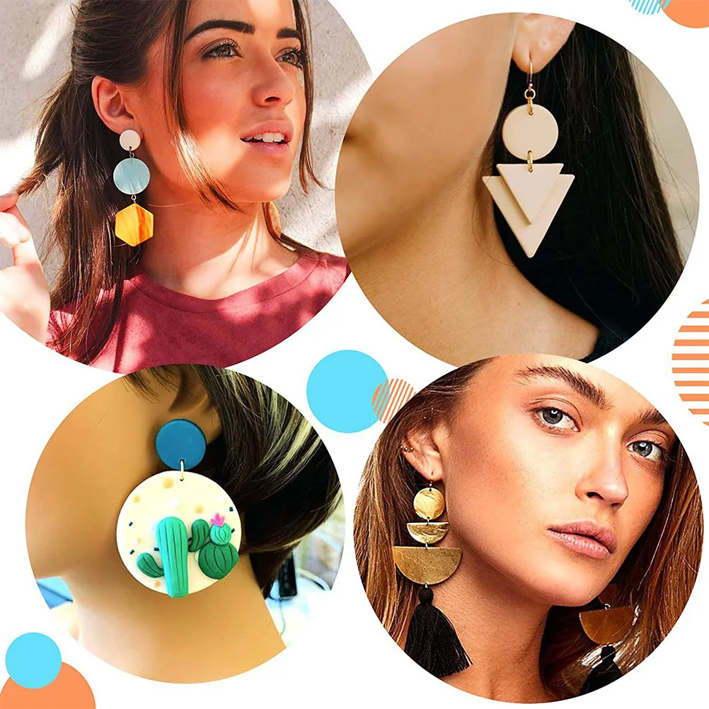 

HAPINARY 9 в 1, набор формочек для глиняных сережек, инструменты для полимерного изготовления ювелирных изделий