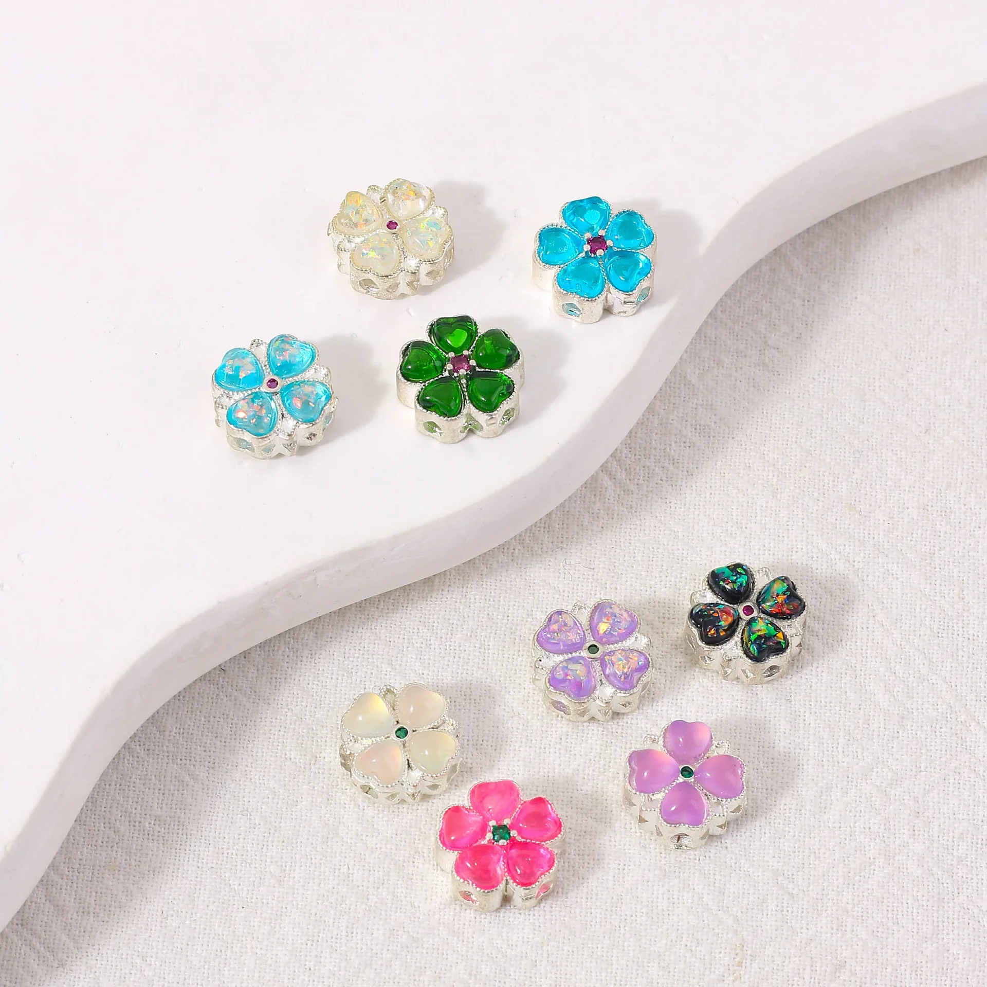 

7 Pieces Jewelry Making Accessories Spacer Beads,Beading Handmade DIY Bracelet Necklace Jewellery Making Accessories Wholesale