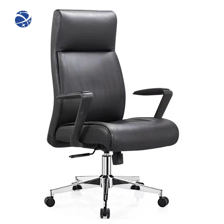 YYHC Free Sample China Recliner Luxury Leather Executive Office Chairs Genuine Leather Office Chair