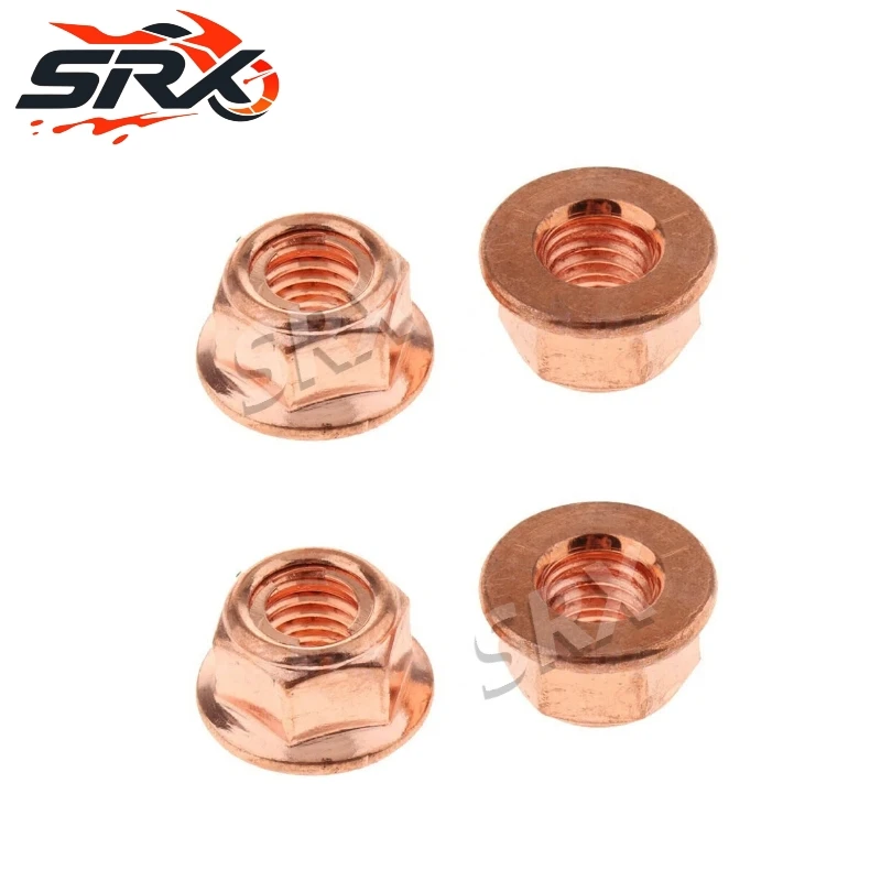 M8 Genera Hexagonal Nuts Car Exhaust Pipe Anti-Loosening Nut Turbo Exhaust Stud Hex for BMW 3 Series E30 Accessories