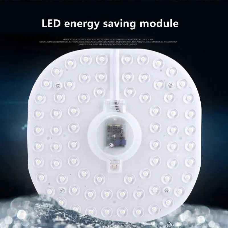 Panel de luz LED de 36W, 24W, 18W, 12W, lámpara de techo redonda AC220V con ahorro de energía, foco de pared interior, nuevo