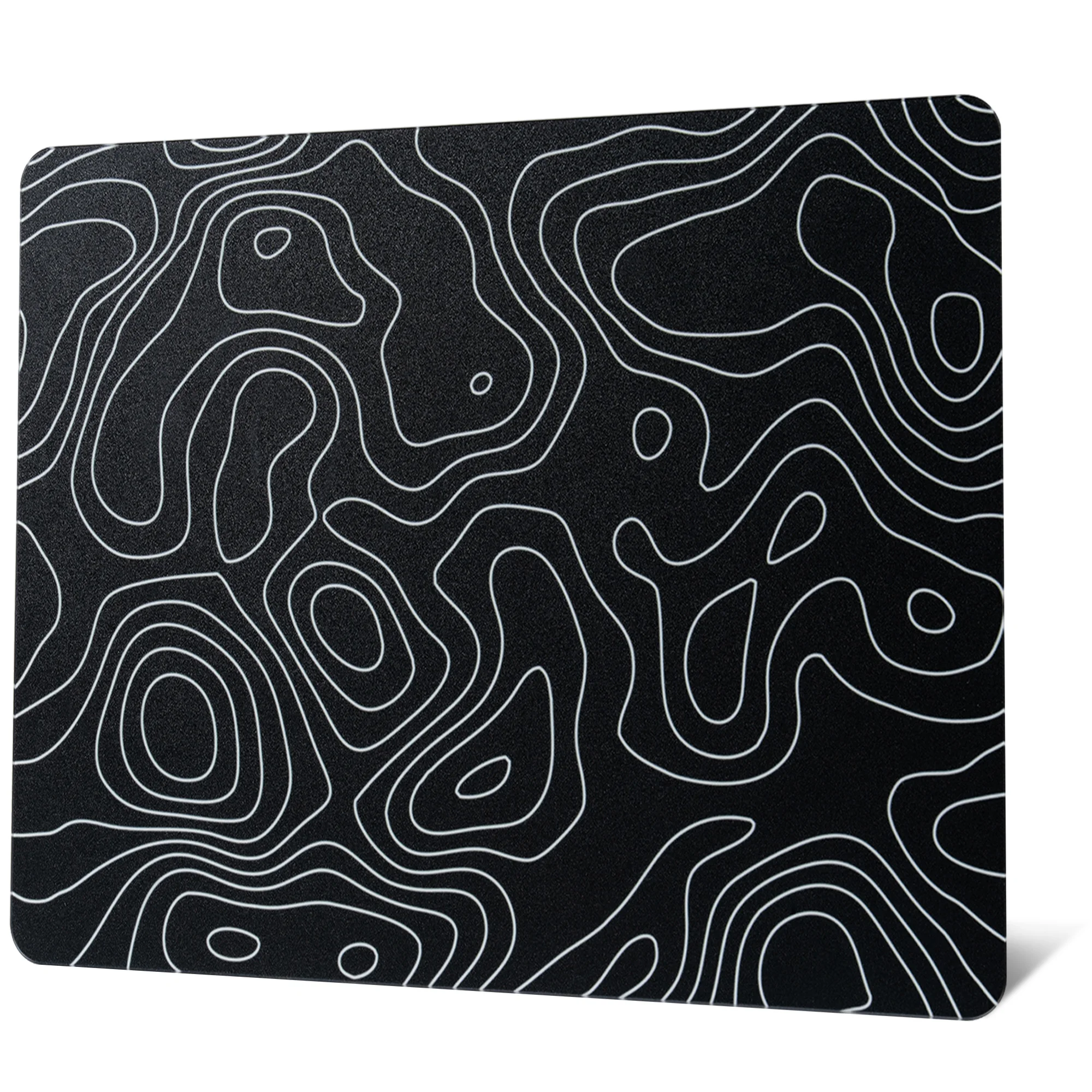 

XVX Black Glass Mouse Pad Smooth Tempered Glass Mousepad Gaming Professional Large Mouse Mat Special Glass Surface