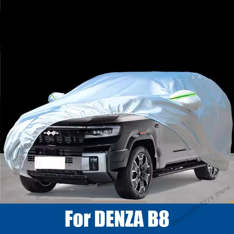 For DENZA B8 Leopard 8 2025 2026 Full Car Covers Outdoor Sun Anti UV Rain Snow Dust Protection Oxford Cloth Accessories