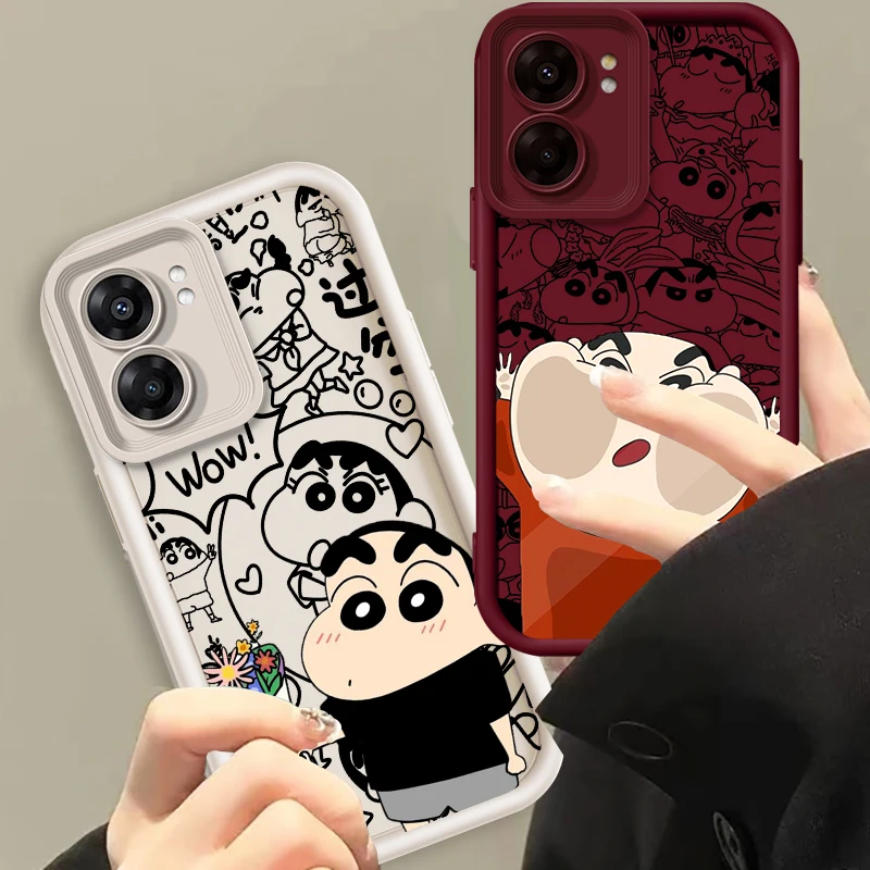 

Crayon Shin Chan Cute Anime Eye Ladder For OPPO Find X5 X3 A58 A57 A55 A53 A54 A92 A74 A78 A98 A16 A94 A76 A72 5G Soft