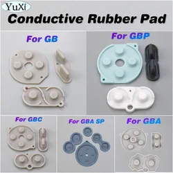 1Pc Conductive Rubber For GB GBA GBC GBP GBA SP Start Select Buttons AB D-pad Silicone Pads For GameBoy Advance Color Pocket