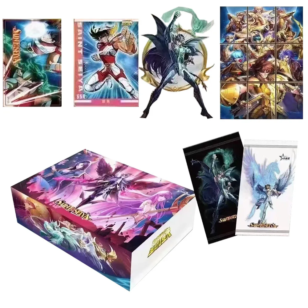 Wholesale Japanese Anime Saint Seiya Animation Card Characters Card Anime Peripheral Collectible Kids Christmas Birthday Toy