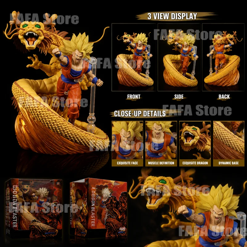 

Новая фигурка Demoniacal Fit Son Goku SSJ3 Dragon Ball SHF Dragon Blaster Super Saiyan 3 Son Goku Kakarot, модель-игрушка