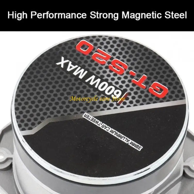 U75F Universal 600W Car Audios Pedestrian Warning Speaker Tweeters Mini Dome Treble High Sensitivity Long Service Life 4 Inch