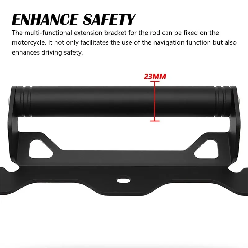 For 9 GT+ GT Y-AMY 2025 Tracer 9GT+ 9GT 2026 Motorcycle GPS Navigation Handlebar Extension Phone Holder Support