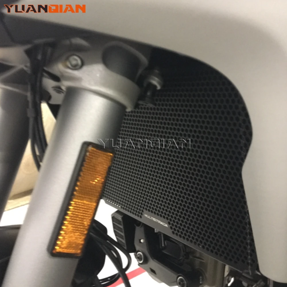 

Motorcycle Accessories Radiator Grille Guard Cover Oil Cooler Guard Protection For Ducati Multistrada MTS 950 1200 1260 S 1200S