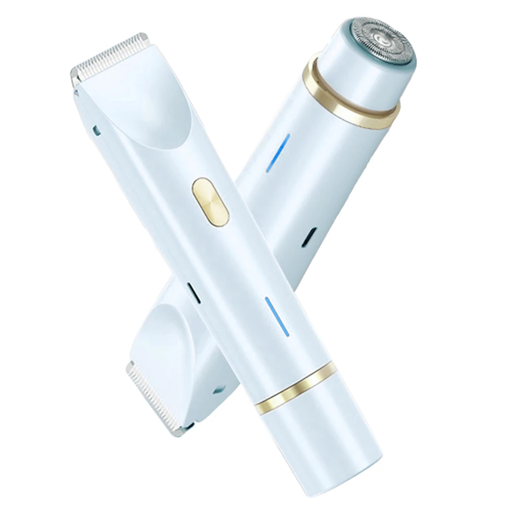 Hair Removal Razor for Women Waterproof Body Hair Trimmer Rechargeable Pubic Hair Trimmer for Pubic Legs Body Hair