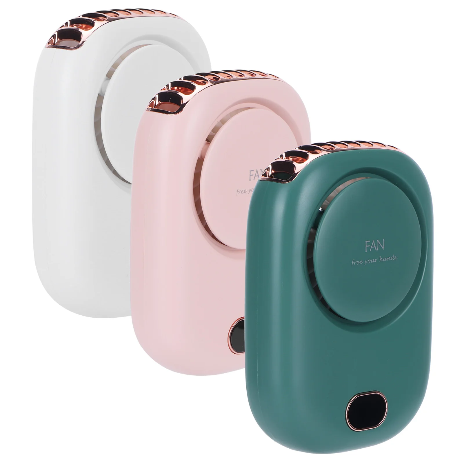 พัดลม USB พัดลมสร้อยคอ น้ําหนักเบา พกพาสะดวก พัดลมไร้ใบ เป็นธรรมชาติและสะดวกสบายด้วยเชือกเส้นเล็กสําหรับเล่นกีฬาสําหรับบ้าน