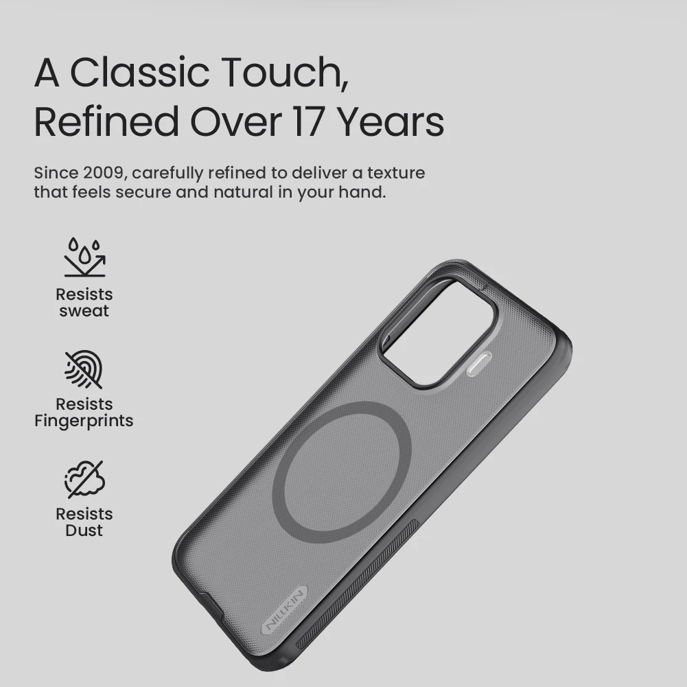Für Xiaomi 17t Pro Hülle NILLKIN Passgenaue Hülle für Xiaomi 17t Pro Hochwertige Super Frosted Shield Hülle Matte PC-Abdeckung – Detail 6