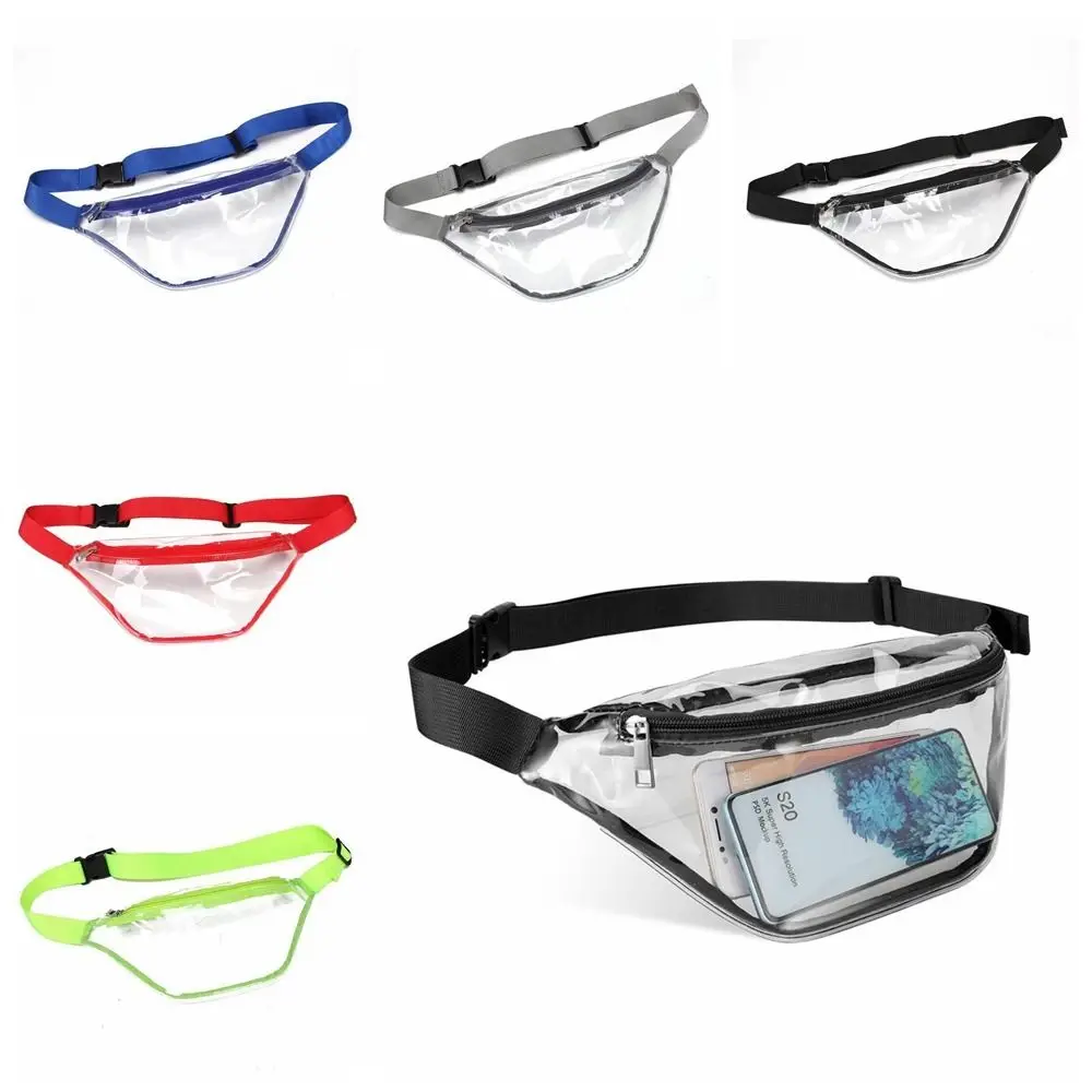 Fashion Waterproof Waist Pack Transparent PVC Waterproof Phone Pouch Waist Strap Fanny Pack Bag Floating Women Men for Swimming