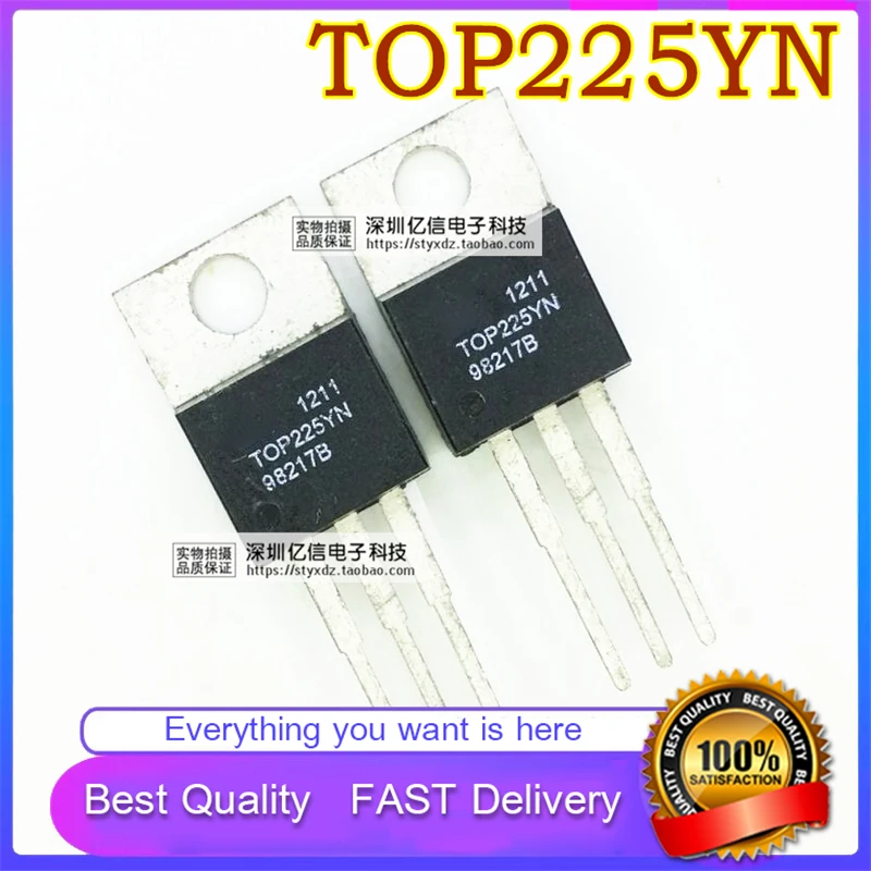 10Pcs/Lot New Original TOP225YN TOP225Y Power ManagementChip TO-220  In Stock