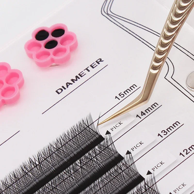 Strumento per l'estensione delle ciglia in acrilico Pallet porta ciglia innestate con piastra magnetica per bilancia di aspirazione Strumenti per il trucco delle ciglia