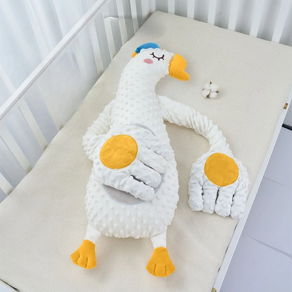 Babyslaapkussen voor pasgeboren kloppenpop met rustgevende palm Afstandsbediening Elektrisch babihandkussen Rustgevend palmpten
