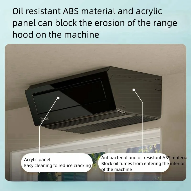 مكيف الهواء Midea ، دخان مضاد للزيت للاستخدام في المطبخ ، محول مثبت في السقف ، مكيف هواء ، مكيف هواء سبليت صغير