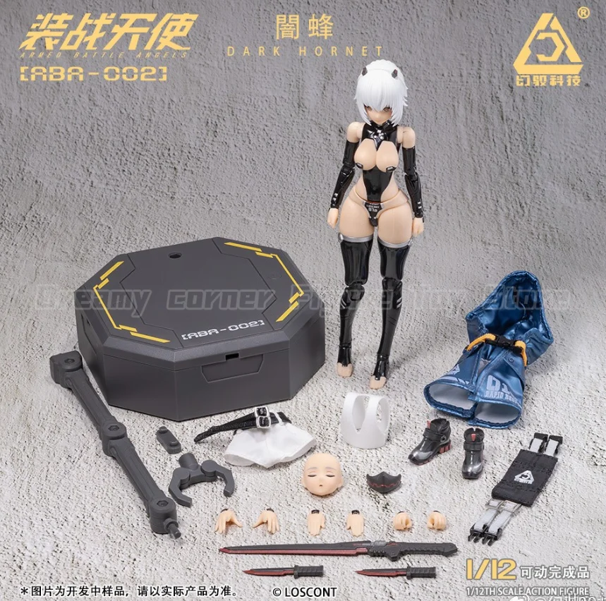 

【In Stock】Huanyu Technology ABA-002 ARMED BATTLE ANGELS Series DARK HORNET 1/12 Action Figure Collection Model
