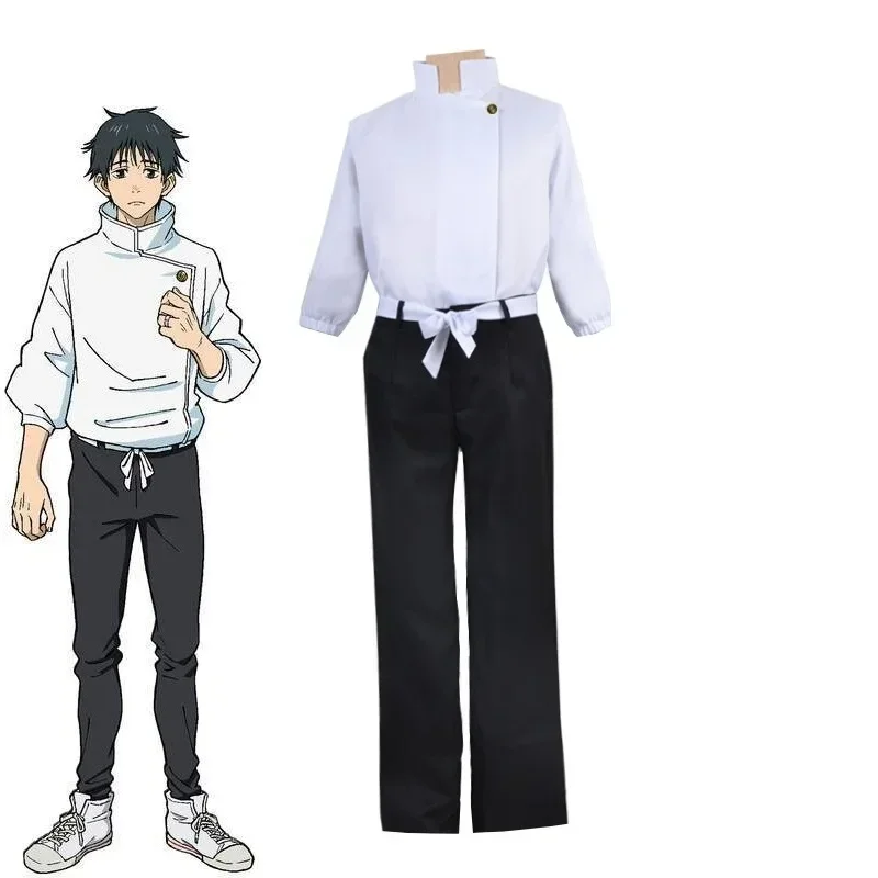 Anime Yuta Okkotsu Cosplay Costume Jujutsu Kaisen Cosplay Uniforms Rings Tops Pants Belt Halloween Party Men Women