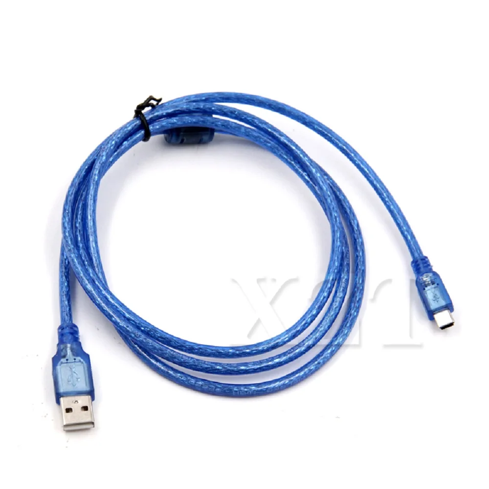 USB 2.0 A-type Male to Mini 5P Male Data Cable USB Cable High-speed Transmission Cable Shielded 30cm 50cm 100cm 1.5m 1.8m 3m 5m