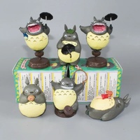 2025 New Hot Hayao Miyazaki Anime Peripheral 6pcs Totoro Surprise Blind Box Desktop Ornament Figure Doll Toy Model Birthday Gift
