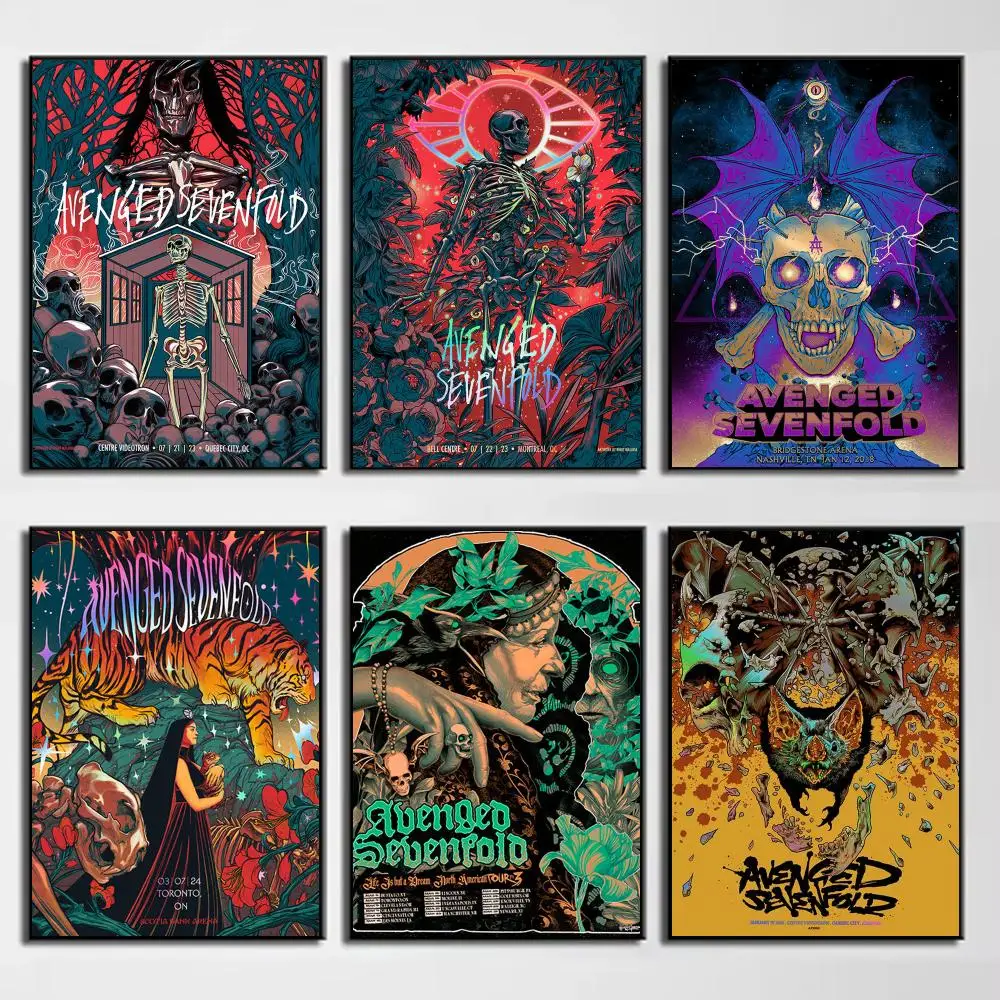 Intense Metal Band A-Avenged Sevenfold Poster Wall Decor for Young Collectors, Indoor and Outdoor Decor