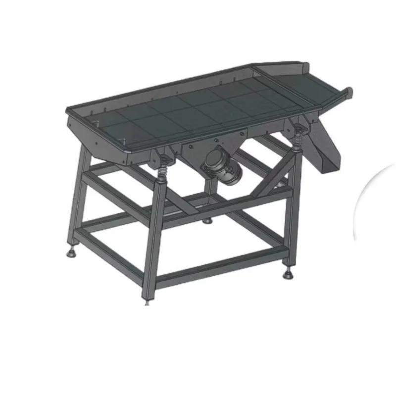 New conditions for automatic crunchy food-grade linear vibrating screen with motor bearings for condiment plant applications