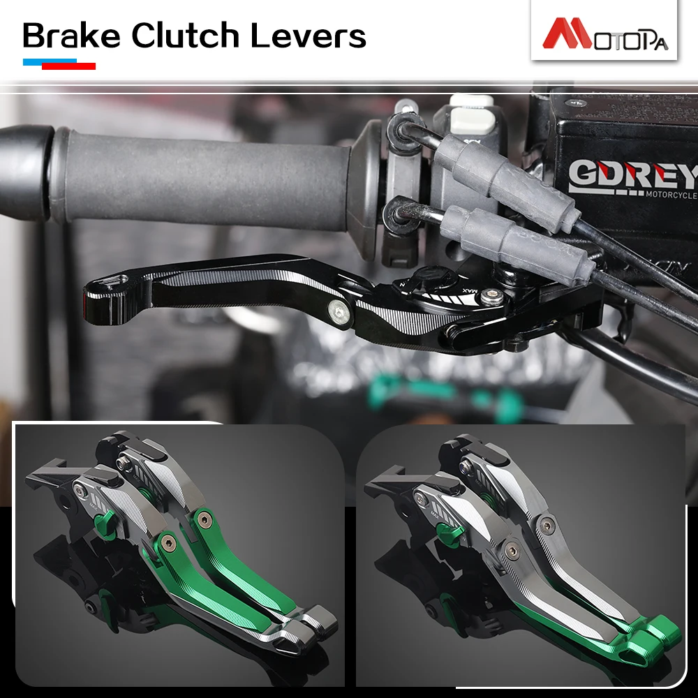 

Motorcycle ZX-4R Adjustable CNC 5D aluminium Brake Clutch Levers Handle For Kawasaki Ninja ZX-4R ZX-25R ZX-4RR ZX-400RR