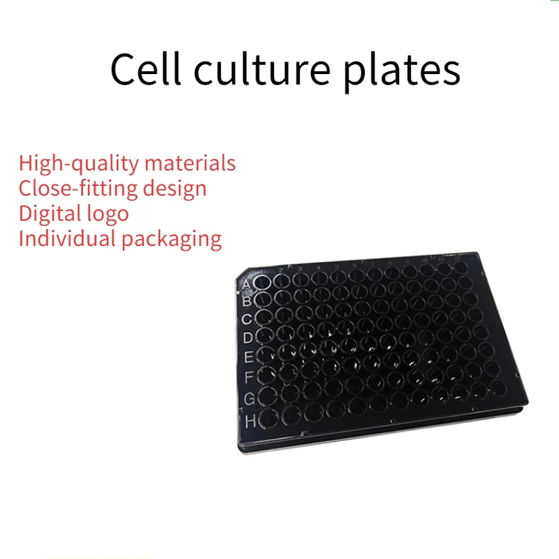 

Biosharp 96-well Cell Culture Plate пластинка ELISA Люминесцентная пластина черная Нижняя черная крышка белая прозрачная крышка