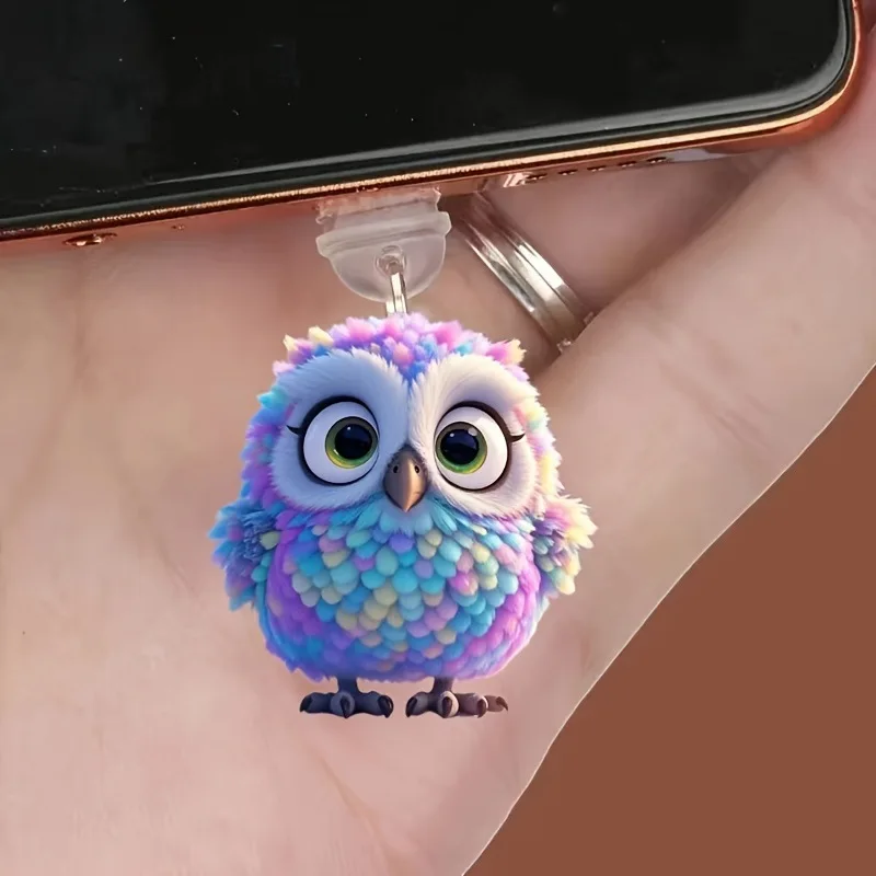 Connector Dust Plug High-Quality Type-C Dust Plug Owl Dust Plug Universal For Android Phones Gift Samsung