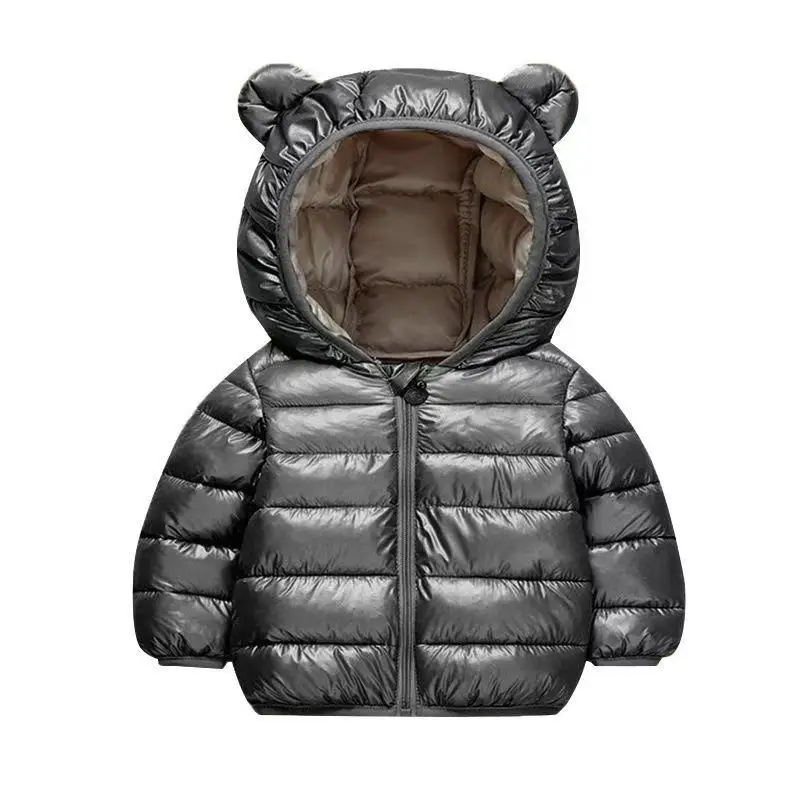 Girls' Down Coat Boys' Winter Cotton Clothes Children's Warm Hooded Outerwear New Fashion Parkas Kids Autumn Casual Jacket