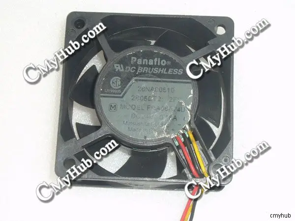 For Panaflo 26NA80510 2B05DT2 2FS FBA06A24U 8 DC24V 0.16A 6025 6CM 60mm 60x60x25mm 3pin Cooiing Fan