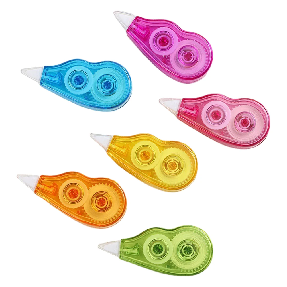 

Highlighter Correction Belt Stationery Clear Tape Portable Corrected Applicator Office Supplies for Students Child Tabs