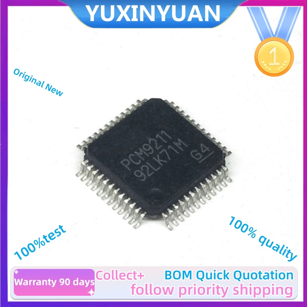 1PCS PCM9211PTR PCM9211 QFP in stock 100%good