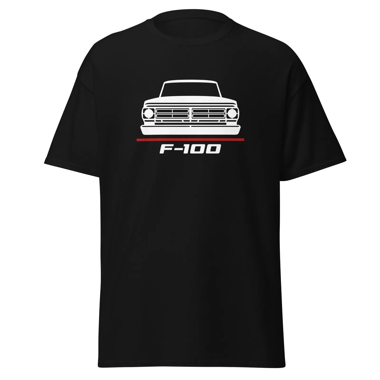 2024 Men T Shirt Casual Ford F-100 1972 Truck Car Enthusiast T-shirt Graphic Summer Short Sleeves 100% Cotton S-3XL Cool Tee