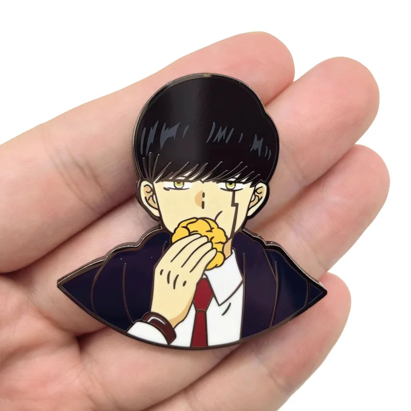 Mash Burnedead insignia de Metal Anime Mashle: alfileres mágicos y músculos broches de Manga para bolso mochila ropa solapa ACG decoración Cosplay