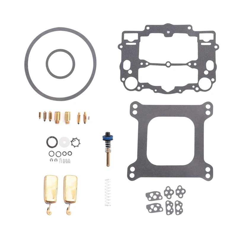 Carburetor Kit For Weber Marine W-4 BBL Mercruiser 809064 With Floats 8M0120193