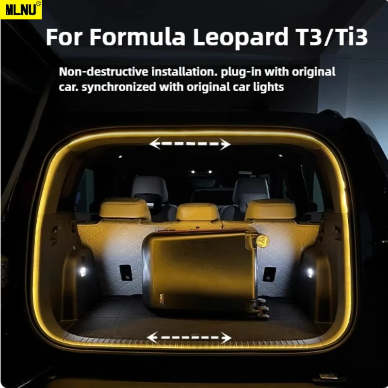 

Car Trunk Lighting For Formula Leopard T3/Ti3 Accessories 2026/2025,Low Voltage Safety&Waterproof High-Brightness 2022-2024