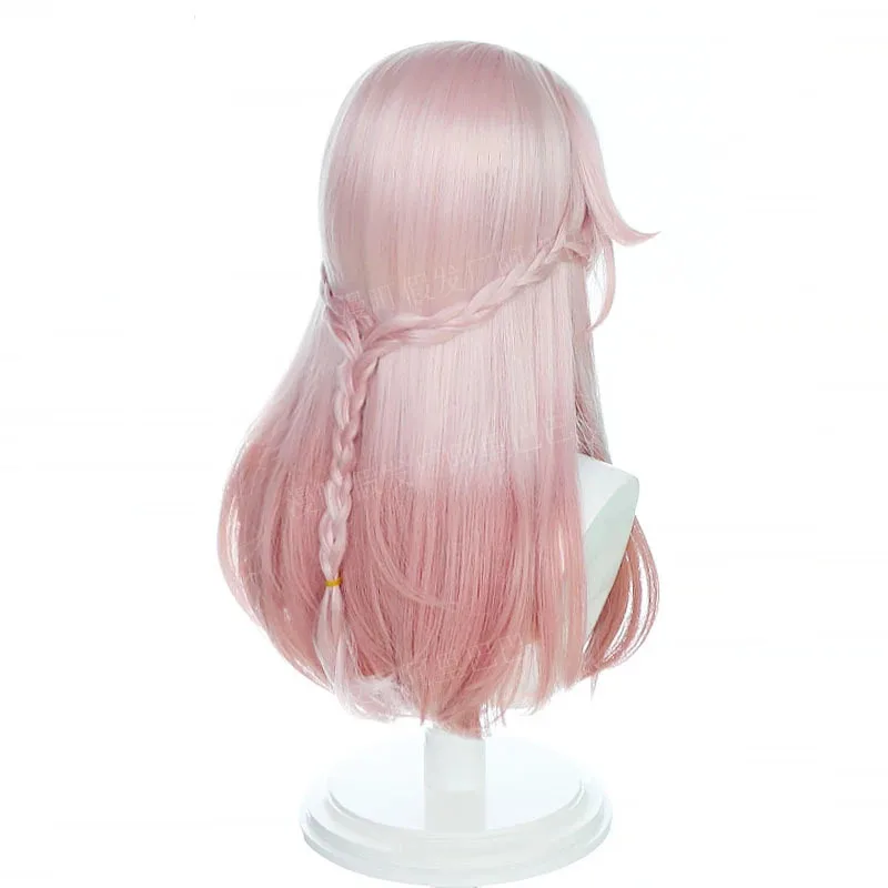 Game Honkai: Star Rail Jiaoqiu Косплей Парик Мужчины 60 см Розовые Длинные Волосы Jiaoqiu Косплей Термостойкий Парик Бесплатная Кепка Для Парика