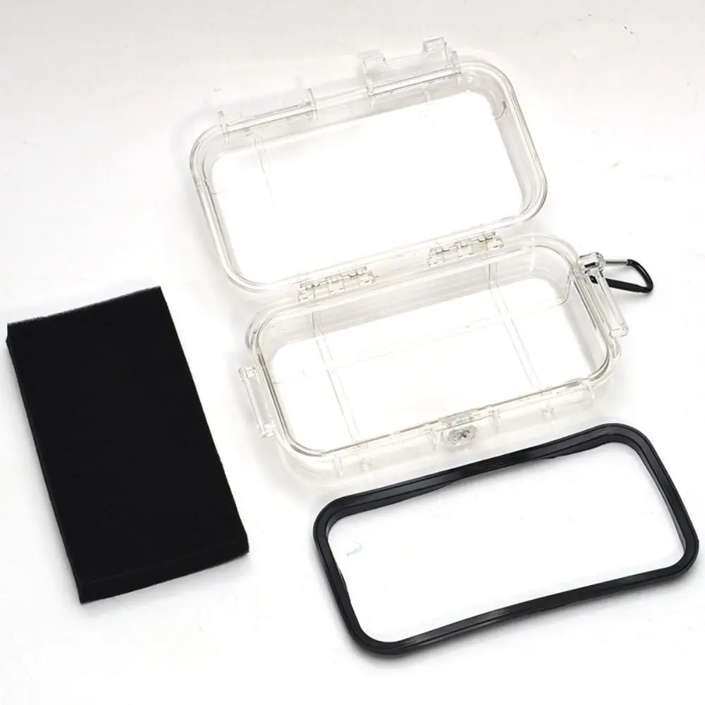 Durable ABS Camping Box Transparent Equipment Dry Box Sealed Storage Box Professional Shockproof Waterproof Toolbox